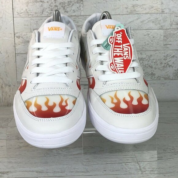VANS Lowland Cc True White‎ Flame Sneakers Skate Shoes Mens Size 9.5- Women\'s 11 main image 11